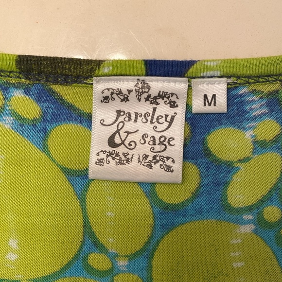 Parsley & Sage Print Tunic M - Picture 3 of 4